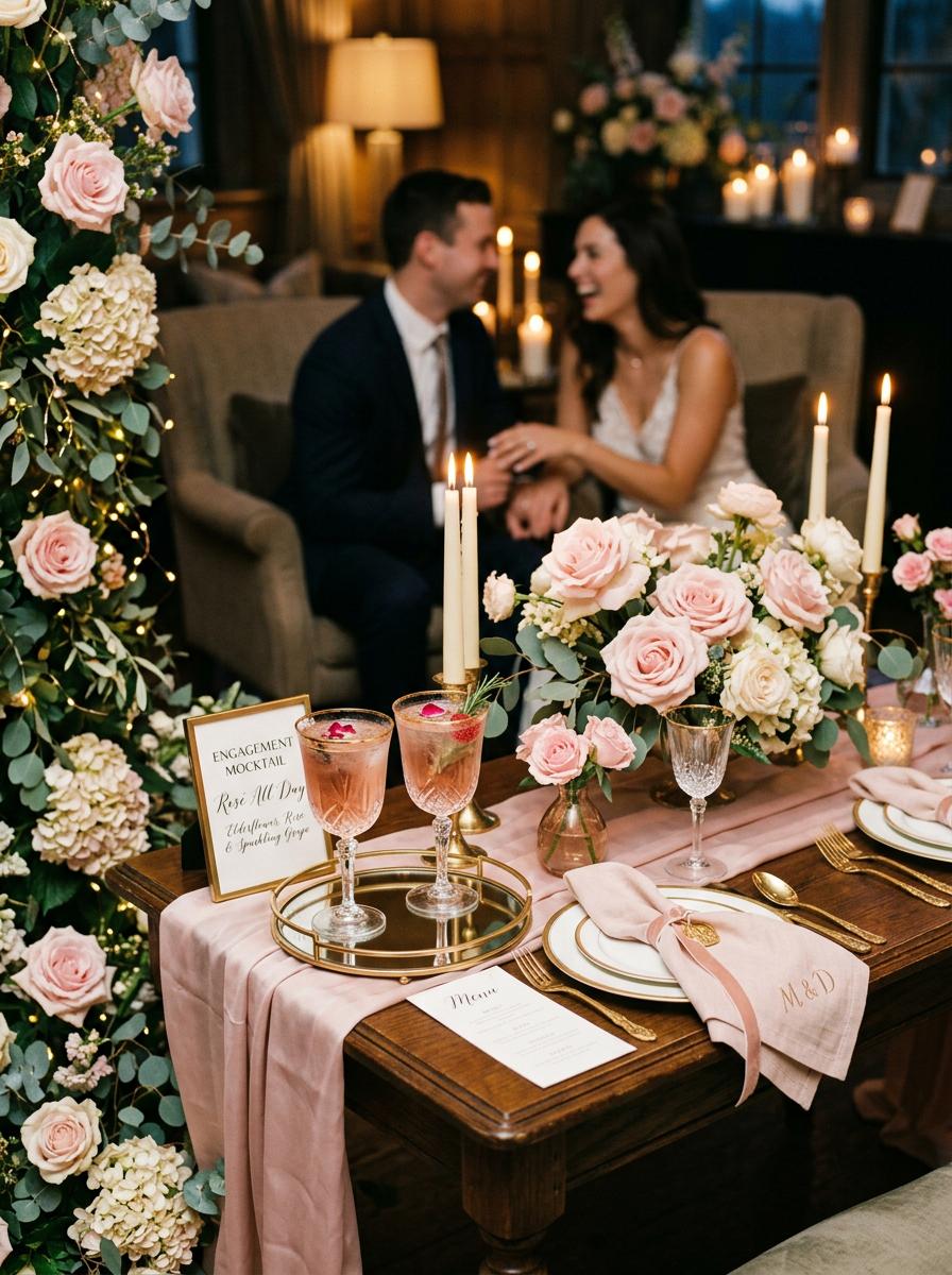 Vintage sweet table styling